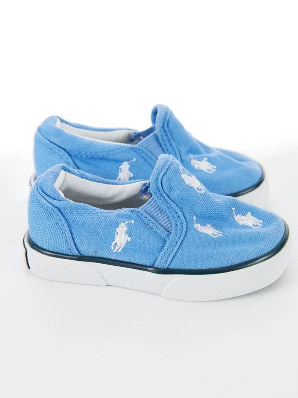 Polo Ralph Lauren Boy's Bal Harbour Repeat Slip On Sneakers Size 4